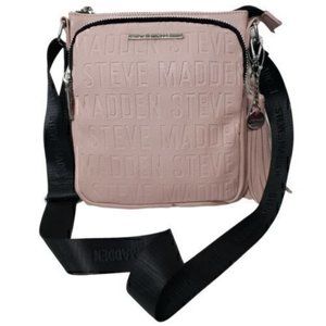 Steve Madden Pink Blush Crossbody Bag With Tassel Keychain NWOT